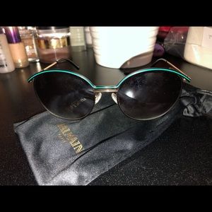 Balmain-Women's Round 55mm Metal Frame Sunglasses